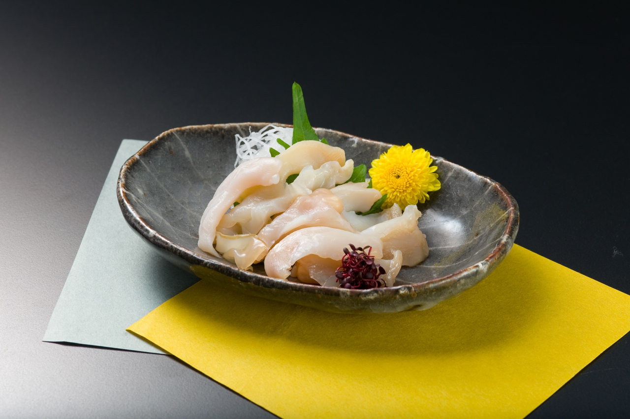 ばい貝 盛付け (2)